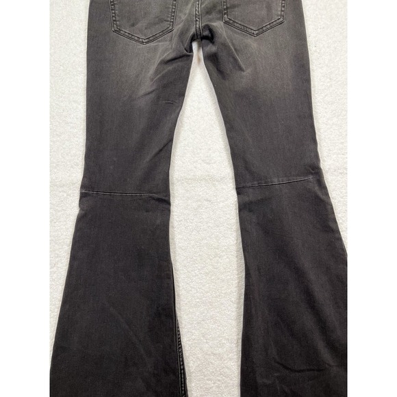Free People Women's Low Rise Bell Bottom Jeans Y2K 90s Grunge Size 25 Short - Picture 8 of 9